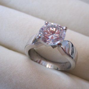 Faux Diamond Ring